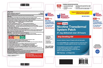 Carton (Amerisource Nicotine Transdermal System Patch 21 mg Step 1)